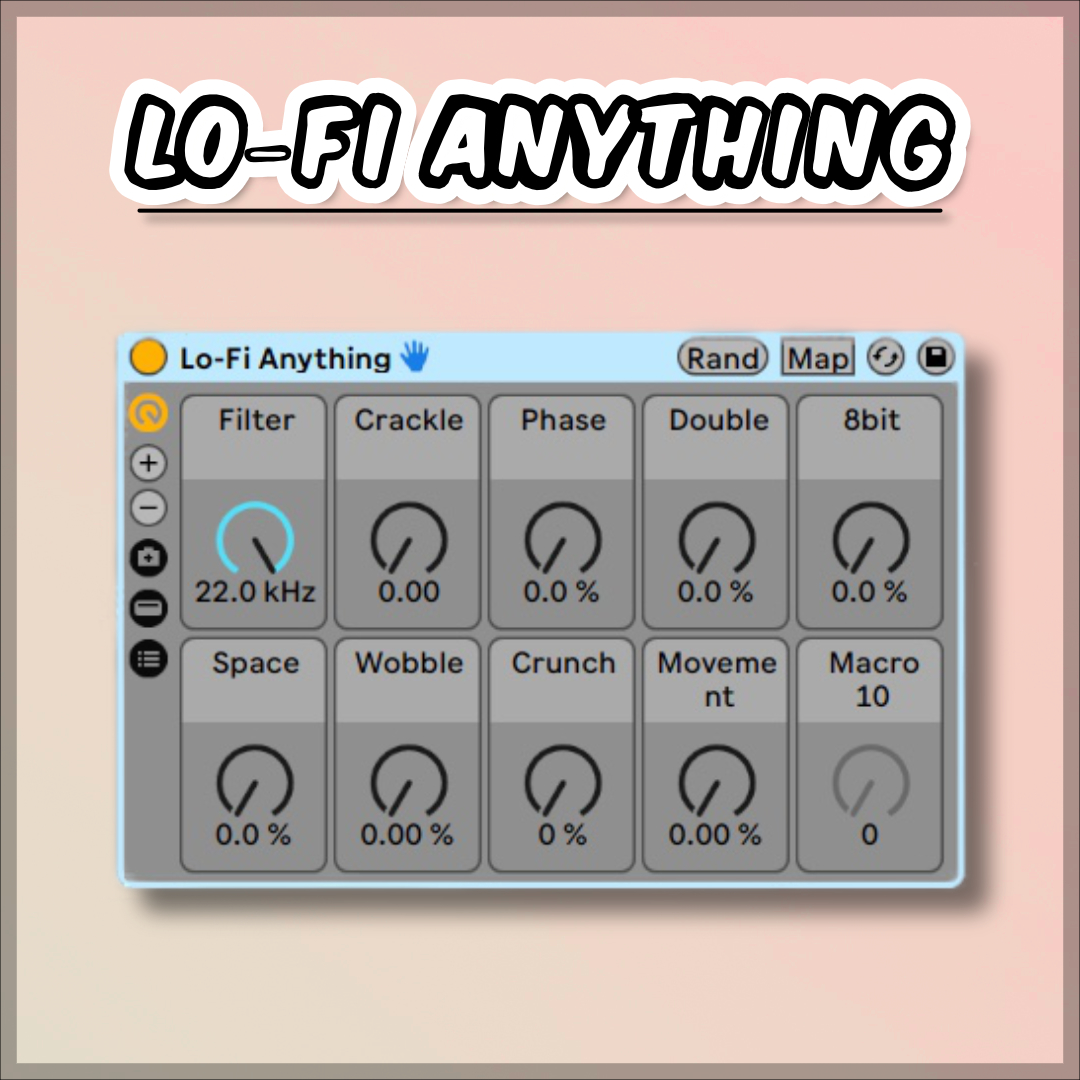 LoFi audio effect rack for Ableton (free download)